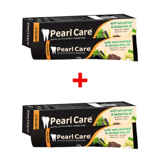 [1+1] PearlCare Toothpaste with Active Charcoal