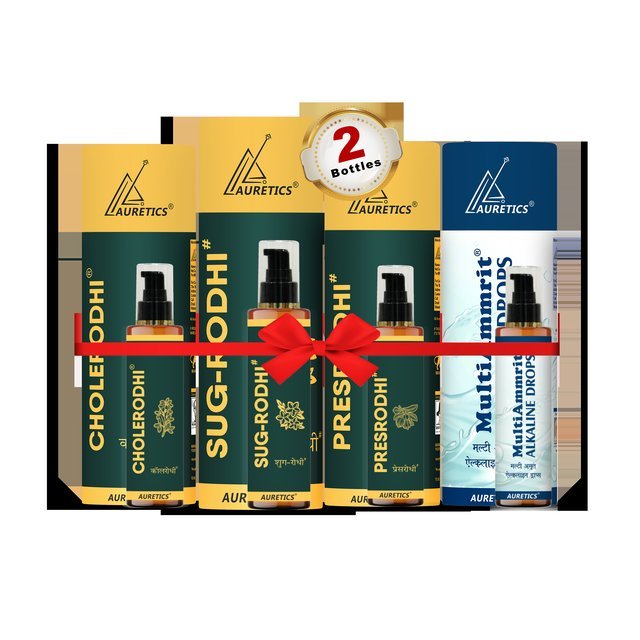 [Retailer's Pack][2 Bottles (Pump)] CareVed - Mix Pack of Sug-Rodhi, PresRodhi, CholeRodhi - 2026