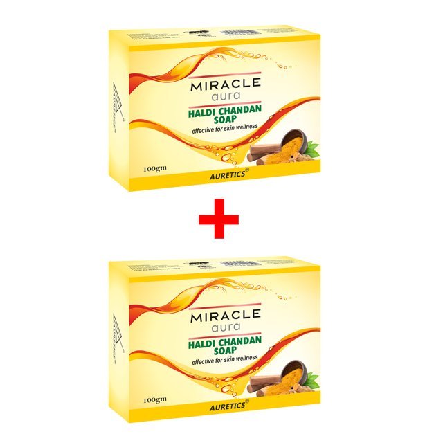 [1+1] MiracleAura: Haldi Chandan Soap