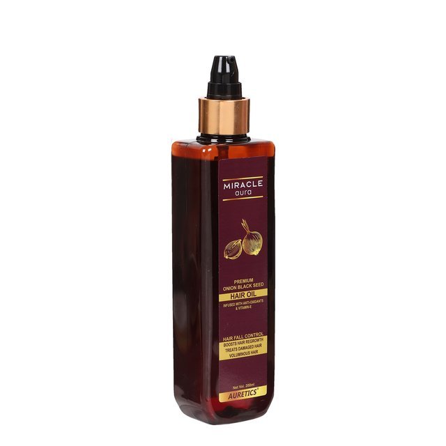 MiracleAura: Premium Onion Black Seed Oil with Vitamin-E